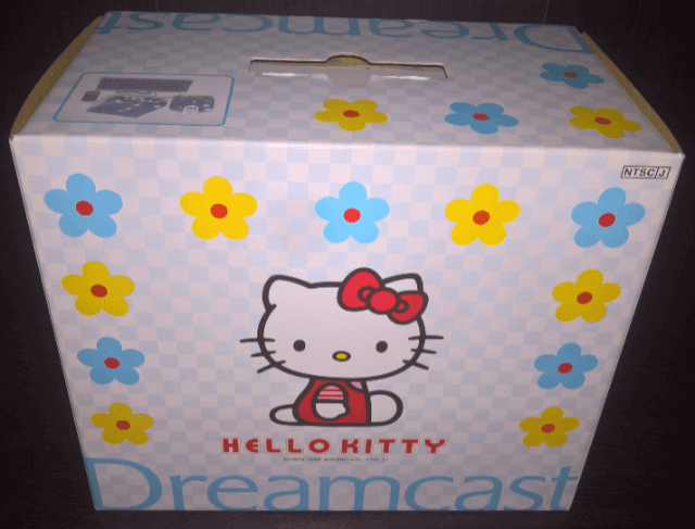 Sega Dreamcast Hello Kitty Blue Console box art for Sega Dreamcast